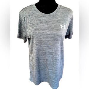Under Armour Women's Tech Twist T-Shirt, gray, size M